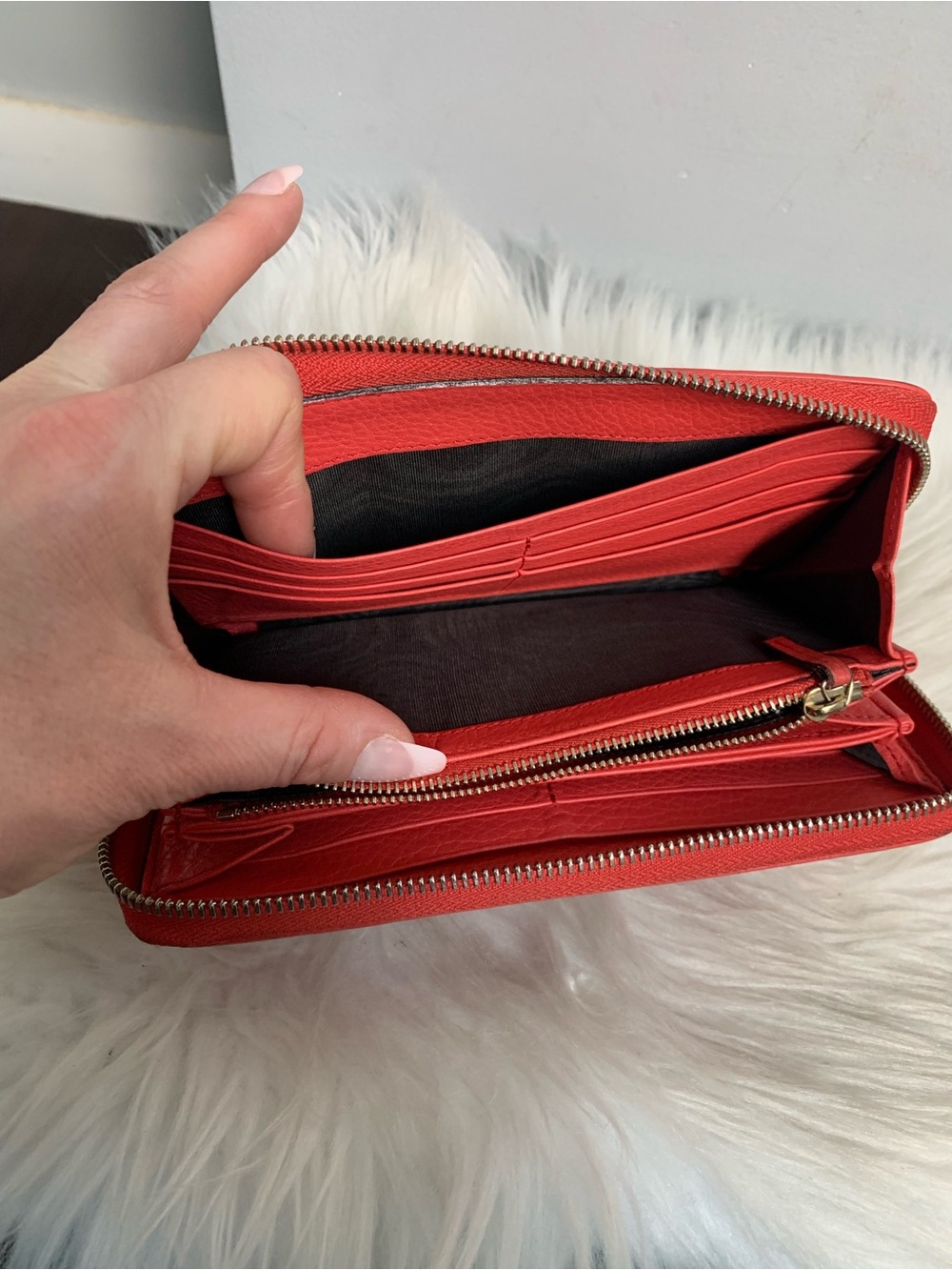 Authentic pink Gucci soho large zippy wallet. - Picture 11 of 14